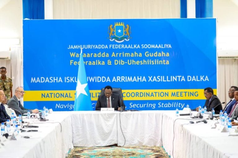 Ra’iisul Wasaare Ku-xigeenka oo guddoomiyay shirka isku dubarridka barnaamijka xasilinta