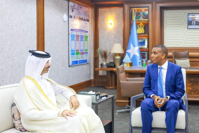 Ra’iisul Wasaare Xamse oo Xafiiska ku qaabbilay Danjiraha Qatar u fadhiya Soomaaliya