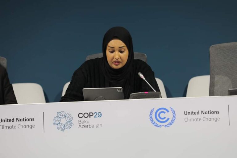 Wasiirka Deegaanka Soomaaliya oo khudbad ka jeedisay madasha UNCC ee COP29