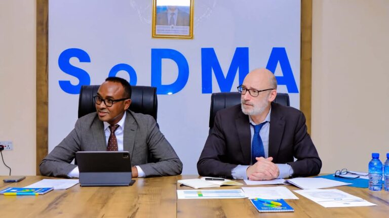 Guddoomiyaha SoDMA oo shir guddoomiyay kulan looga hadlaayo ka hortaga Abaaraha