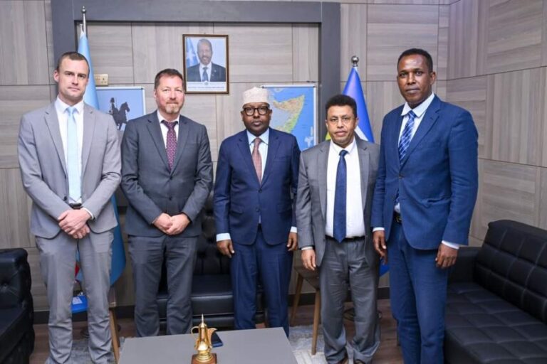 Wasiirka Arrimaha Dibadda ee Soomaaliya oo kulan la yeeshay wafdi ka socda dalka Norway 