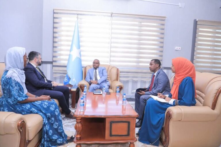 Xoghaya joogtada wasaaradda Arrimaha Dibadda oo kulan la qaatay Madaxa Hay’adda IOM ee Soomaaliya