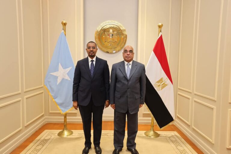 Wasiir dowlaha Cadaaladda Soomaaliya oo kulan la yeeshay Wasiirka Cadaaladda Masar 