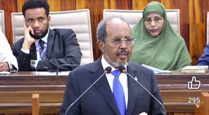 Madaxweynaha JFS oo khudbad dhinacyo badan leh ka jeediyay furitaanka Baarlamaanka