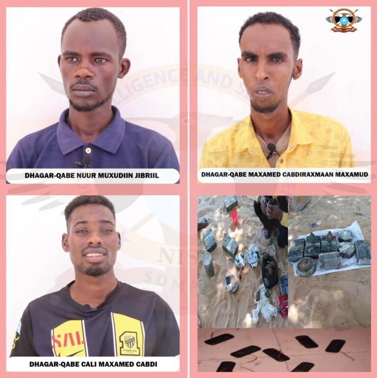 Ciidanka Hay’adda NISA oo gacanta kusoo dhigay dhagar-qabeyaal ka tirsan Khawaarijta