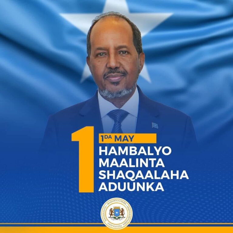 Madaxweynaha JFS oo hambalyo iyo boggaadin u diray Shaqaalaha Soomaaliyeed 