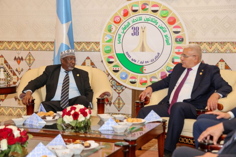 Guddoomiyaha Golaha Shacabka oo loogu soo dhoweeyay magaalada Algiers