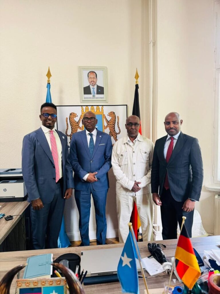 Danjiraha Soomaaliya ee Jarmalka oo ku soo dhoweeyay Wasiiru Dowlaha Gaashaandhigga