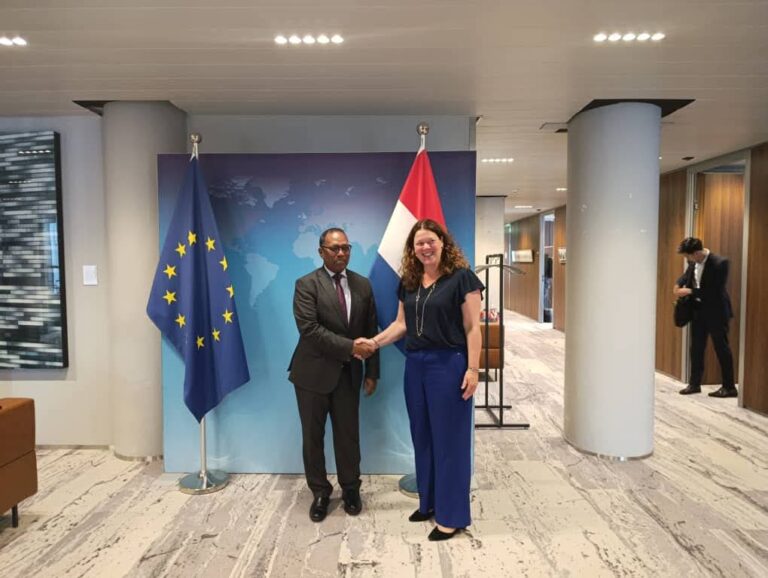 Wasiirka hawlaha guud oo la kulmay wasiir ku xigeenka arrimaha dibadda ee Netherlands