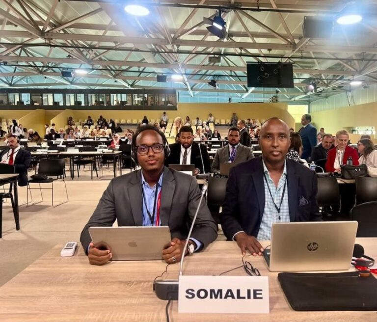 Wafdi ka socda Soomaaliya oo Faransiiska uga qaybgalaya shirka 3-aad ee Qaramada Midoobay ee Badaha