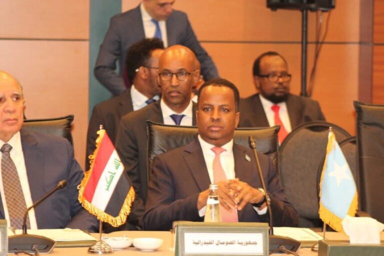 Wasiirka Arrimaha Dibadda XFS ayaa ka qeyb galay shir deg deg ah oo isugu yimaadeen Wasiirrada Arrimaha Dibadda Carabta