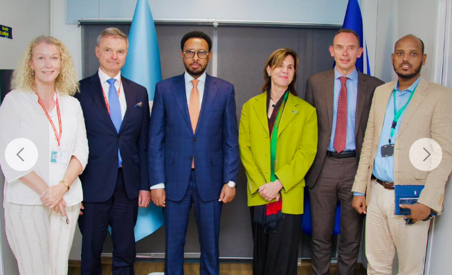 Wasiirka Maaliyadda XFS oo ka mahadceliyay garab istaaga dhaqaale ee dalalka Midowga Yurub