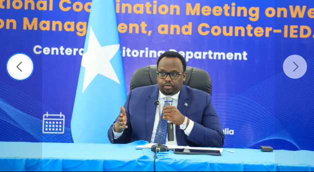 Shirweynaha Qaran ee maareynta hubka oo lagu soo xiray muqdisho