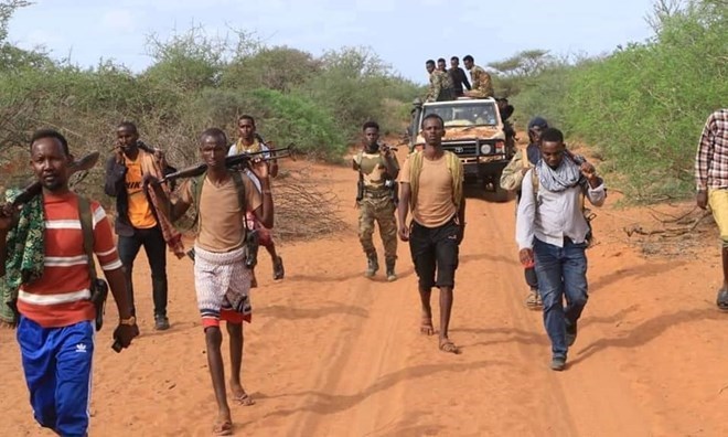 Ciidanka Xoogga iyo kuwa deegaanka oo saaka ka saaray Khawaarijta deegaanka Gumarre