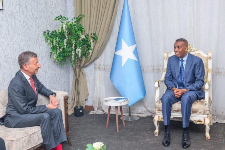 Ra’iisul Wasaaraha XFS oo qaabbilay Safiirka dowladda Switzerland u fadhiya Soomaaliya