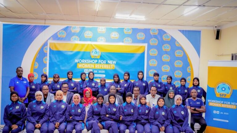 Wasiir Ku-xigeenka Isboortiga oo daah-furtay tababar Garsoore oo loo qabtay Haweenka