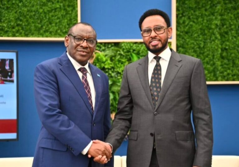 Wasiirka Maaliyadda XFS oo kulan la qaatay Xoghaya Guddiga Dhaqaalaha QM ee u qaabilsan Afrika