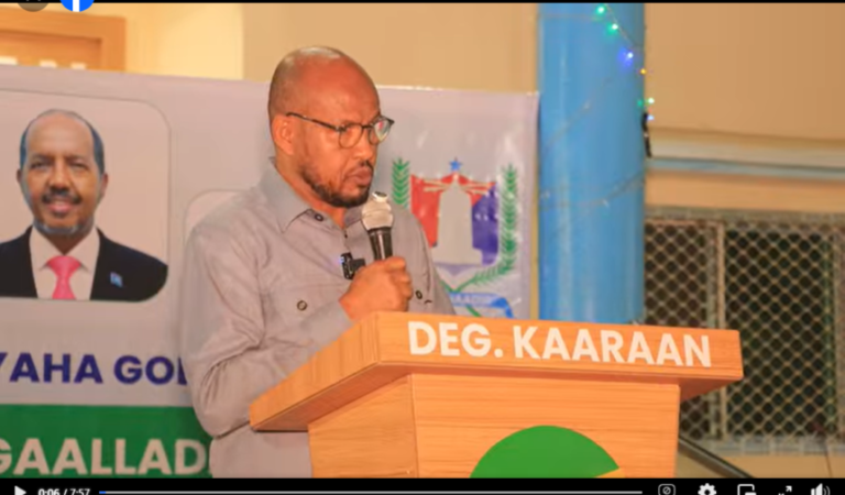 Masuuliyiin bogaadiyeen Ololaha Is-diiwaangalinta doorashooyinka oo ka socda Muqdisho 