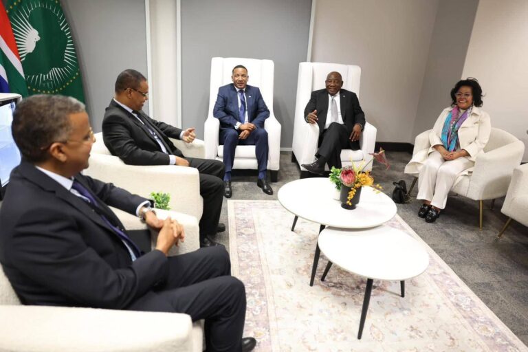 R/W Ku-xigeenka labaad ee Soomaaliya oo kulan la yeeshay Madaxweynaha Koonfur Afrika