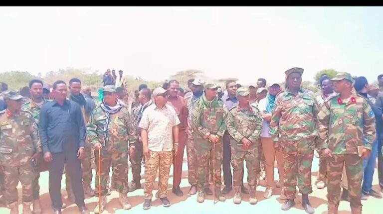 Wasiirka Gaashaandhigga iyo Masuuliyiin kale oo gaaray Furimaha Dagaalka Shabeellaha Dhexe