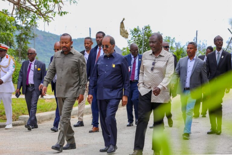 Madaxweyne Xasan Sheekh oo ka qeybgalay Xafladda Furitaanka Biyo-xireenka Itoobiya ee GERD