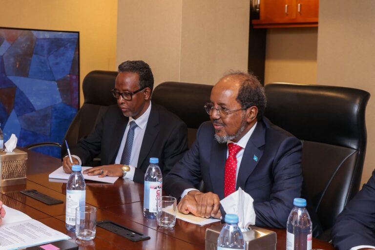 Madaxweyne Xasan Sheekh oo kulan la qaatay madax ka tirsan Dowladda Maraykanka 