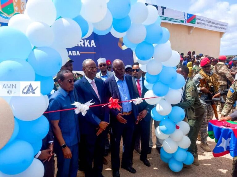 Madaxweynaha Koonfur Galbeed oo xarigga ka jaray garoonka diyaaradaha degmada Buurhakaba