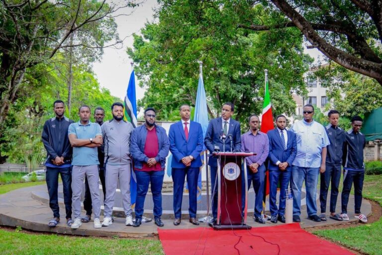 Safaaradda Soomaaliya ee Nairobi oo si diirran u soo dhoweysay kooxda Mogadishu City Club Safaaradda Soomaaliya ee Nairobi oo si diirran u soo dhoweysay kooxda Mogadishu City Club