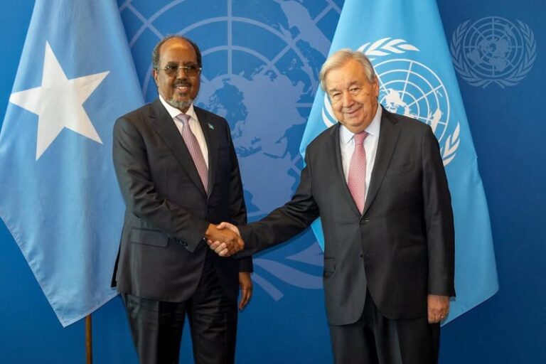 Madaxweynaha JFS oo kulan la qaatay xoghayaha guud ee qaramada midoobay