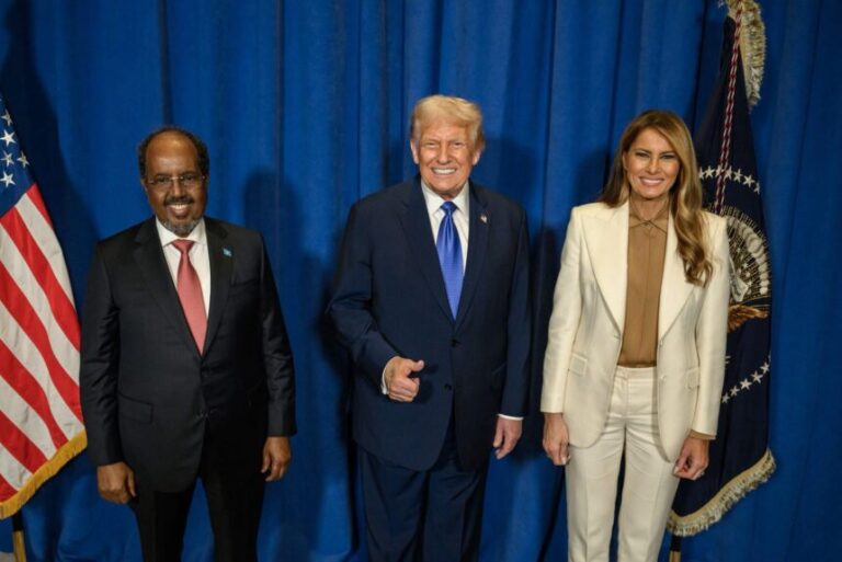 Madaxweyne Xasan Sheekh oo ka qeyb galay casho sharaf uu martigeliyay Donald Trump