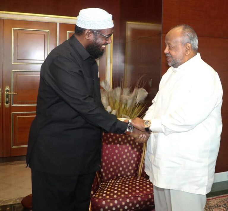 Wasiirka Awqaafta iyo Arrimaha Islaamka XFS oo la kulmay Madaxweynaha dalka Jabuuti
