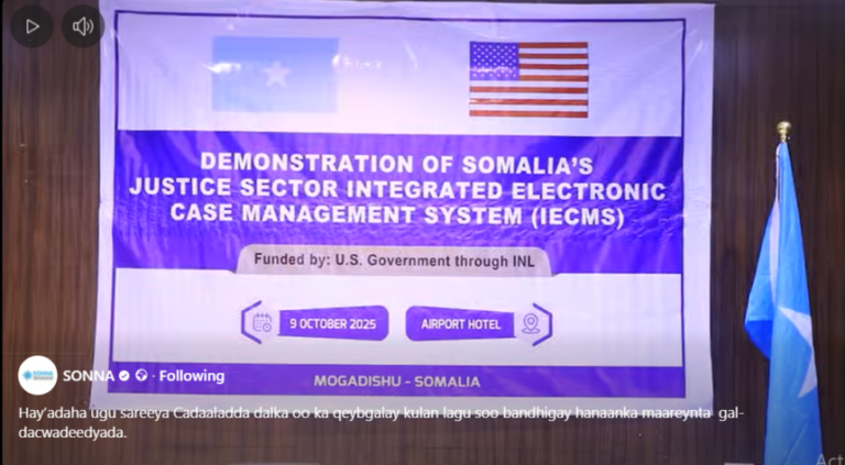 Madaxda Caddaaladda oo ka qeybgalay Bandhigga Nidaamka Gal-dacwadeedyada Dijitaalka ah