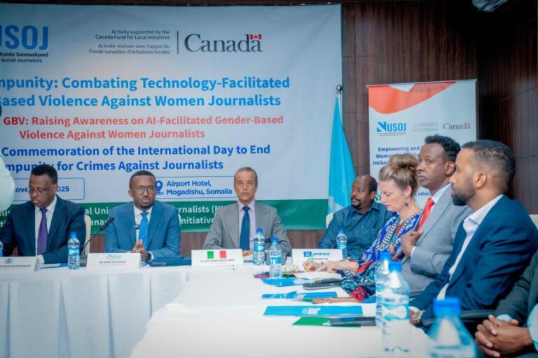 Somalia Reaffirms Commitment to Journalist Safety and Ending Impunity Amidst New Digital Threats.