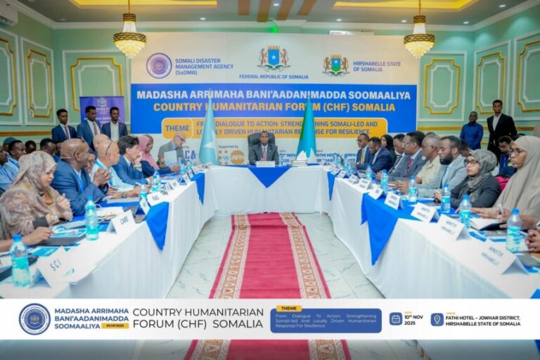 Madaxweynaha Hirshabeelle oo furay Shirka Madasha Arrimaha Bani’aadannimada Soomaaliya