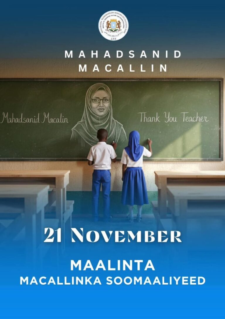 Madaxweynaha JFS oo hambalyo u diray macalimiinta Soomaaliyeed