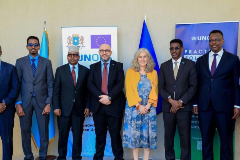 Wasaaradda gaashaandhigga oo qalab kala wareegtay xafiiksa UNOPS