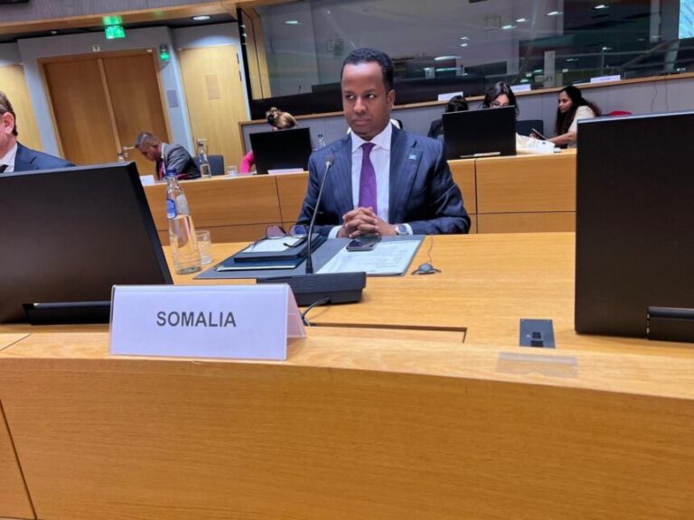 Wasiirka Arrimaha Dibadda Soomaaliya oo kaga qaybgalay Brussels Madasha Afaraad ee heer Wasiir ee Midowga Yurub