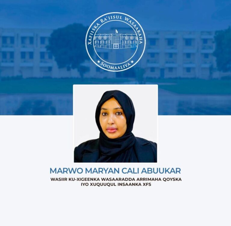 RW Xamsa oo magacaabay wasiir ku-xigeen cusub