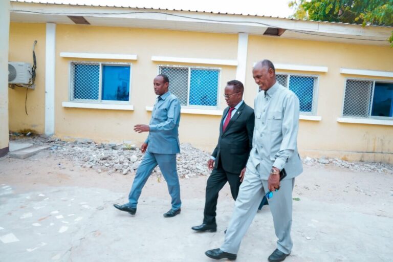 Wasiirka beeraha iyo wasiirka shaqada iyo shaqaalaha ayaa kormeer ku tegay degmada Hawlwadaag oo ay ka socoto kaar qaybinta