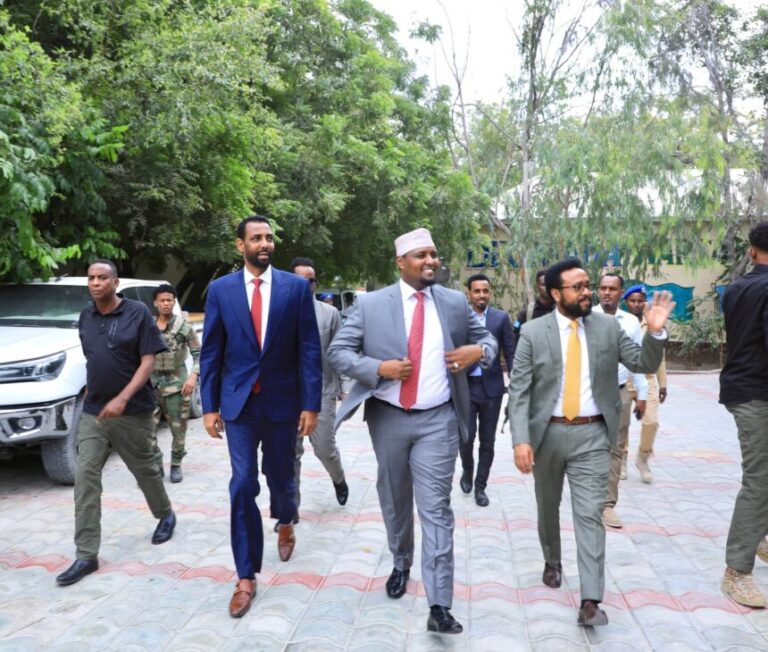 Wasiirro ka tirsan xukuumadda oo kormeeray degmooyinka gobolka Banaadir oo kaarka codbixinta laga qaadanayo