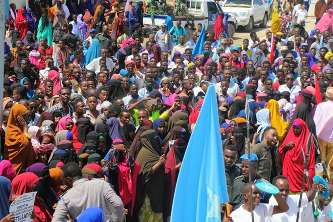 Bannaabax lagu diidan yahay xadgudubka Israa’iil oo ka socda Muqdisho