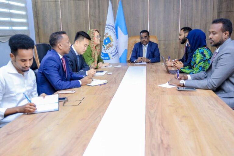 Wasiirka Wasaaradda Arrimaha Gudaha oo la kulmay Madaxa cusub ee UNHCR Soomaaliya