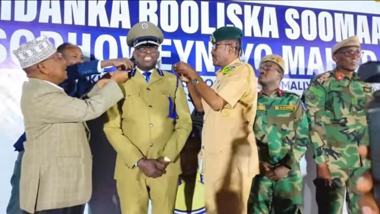 Munaasabad lagu dhiirrigelinayo Saraakiisha amniga KGS oo lagu qabtay Baydhabo.