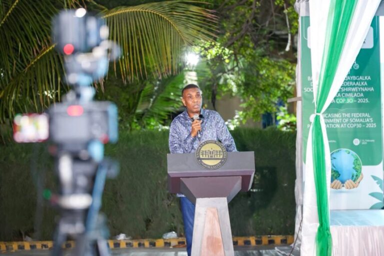 Ra’iisul wasaaraha XFS ka qayb galay madal lagu soo bandhigayey guulihii laga gaaray ka qayb galka Shirkii Isbedelka cimilada Adduunka