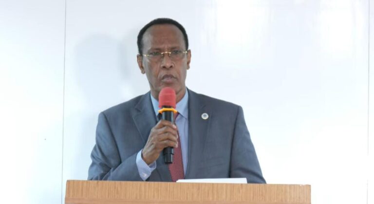 Ra’iisul Wasaarihii hore Cali Maxamed Geedi oo hambalyo u diray xubnaha Guddiga Xuquuqul Insaanka Soomaaliya.