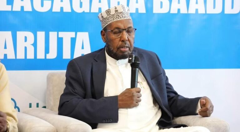 Sheekh Cali Wajiis oo ka hadlay Siyaasadda Madaxda Qaranka ay ku wajaheen dagaalka Khawaarijta