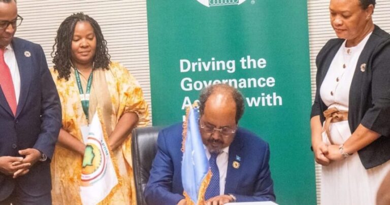 Soomaaliya oo si rasmi ah ugu biirtay Habka Is-Qiimeynta iyo Dib-u-Eegista Maamul-Wanaagga Afrika ee APRM