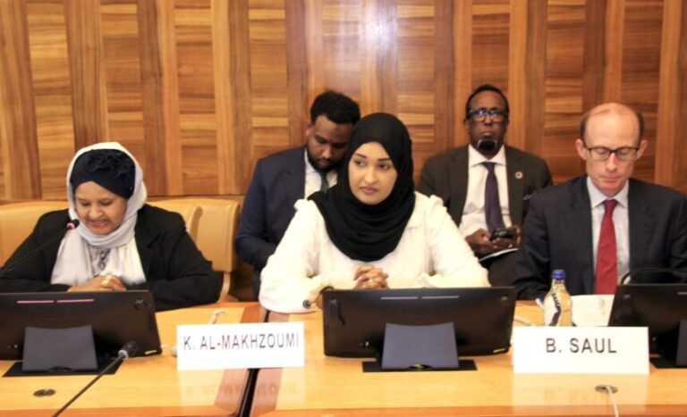 Wasiirka Qoyska XFS oo Geneva ku guddoomisay kulan la xiriiray Hormarinta Xuquuqul Insaanka ee Soomaaliya