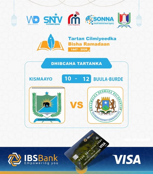 Buulo-burde oo u gudubtay wareegga afar dhamaadka ee Tartan cilmiyeedka Ramadaan