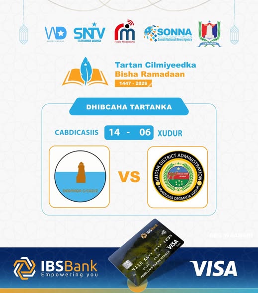 Degmada Cabdi Casaiis oo u gudubtay wareegga 3-aad ee  Tartan cilmiyeedka Ramadaan